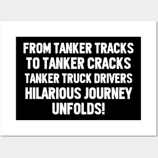 Tanker Truck Drivers' Hilarious Journey Unfolds! Posters and Art